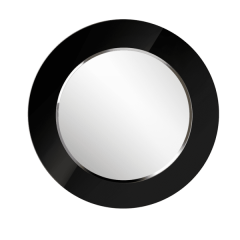 Зеркало круглое черный (РМ/02) в Добрянке - dobryanka.mebel24.online | фото