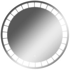 Зеркало Маскат 700х700 с подсветкой Домино (GL7057Z) в Добрянке - dobryanka.mebel24.online | фото