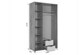 АДАМ К2 Спальный гарнитур (графит) в Добрянке - dobryanka.mebel24.online | фото 4