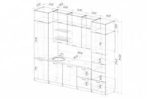 АЛЬБА Кухонный гарнитур Экстра 2 (3000 мм) в Добрянке - dobryanka.mebel24.online | фото 2