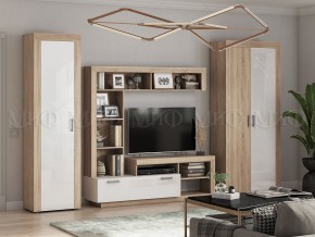Ангара Пенал (Белый глянец/Сонома) в Добрянке - dobryanka.mebel24.online | фото 3