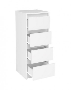 АЙДЕН КМ06-400 Комод 4 ящика (белый) в Добрянке - dobryanka.mebel24.online | фото 2
