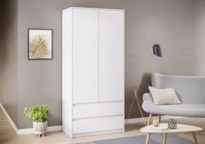АЙДЕН ШК06-900 Шкаф 2 двери/2 ящика (белый) в Добрянке - dobryanka.mebel24.online | фото