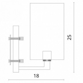 Бра Divinare Porta 5933/01 AP-1 в Добрянке - dobryanka.mebel24.online | фото 3