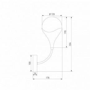 Бра Eurosvet Calyx 60169/1 никель в Добрянке - dobryanka.mebel24.online | фото 4