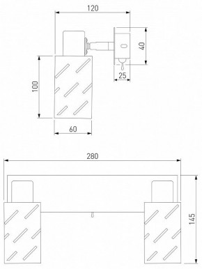 Бра Eurosvet Fente 20090/2 белый/хром в Добрянке - dobryanka.mebel24.online | фото 5
