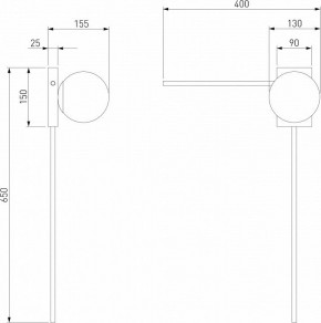 Бра Eurosvet Fredo 40034/1 латунь в Добрянке - dobryanka.mebel24.online | фото 4
