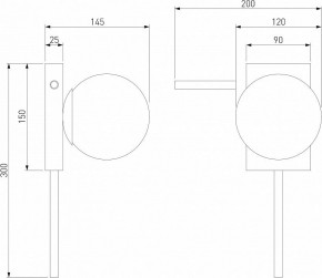 Бра Eurosvet Fredo 40036/1 латунь в Добрянке - dobryanka.mebel24.online | фото 4