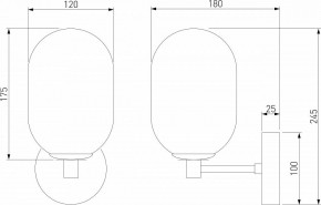 Бра Eurosvet Loona 60161 латунь в Добрянке - dobryanka.mebel24.online | фото 4