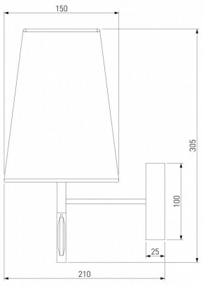 Бра Eurosvet Milazzo 60137/1 золото в Добрянке - dobryanka.mebel24.online | фото 3