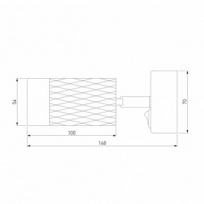 Бра Eurosvet Mizar 20088/1 белый/серебро в Добрянке - dobryanka.mebel24.online | фото 3