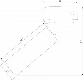 Бра Eurosvet Pitch 20143/1 LED черный в Добрянке - dobryanka.mebel24.online | фото 2