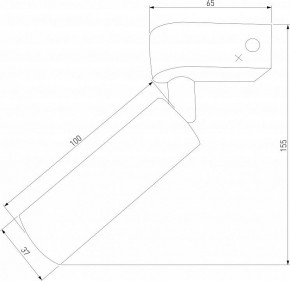 Бра Eurosvet Pitch 20143/1 LED титан в Добрянке - dobryanka.mebel24.online | фото 3