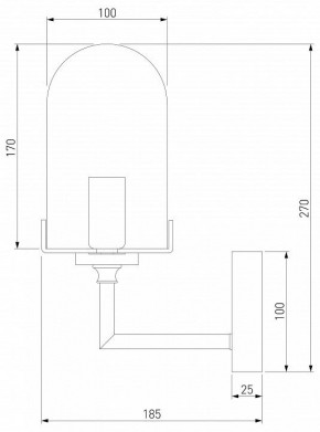 Бра Eurosvet Pluto 60156/1 хром в Добрянке - dobryanka.mebel24.online | фото 2