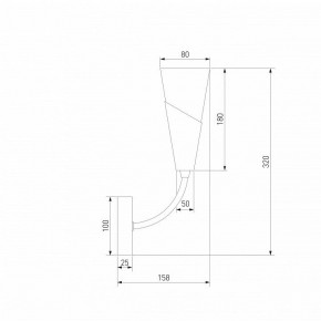 Бра Eurosvet Rhyton 60167/1 латунь в Добрянке - dobryanka.mebel24.online | фото 5