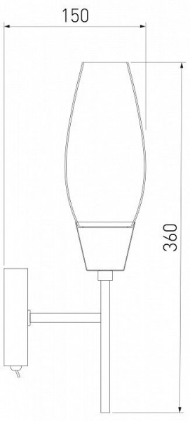 Бра Eurosvet Thalia 60140/1 сатин-никель в Добрянке - dobryanka.mebel24.online | фото 3