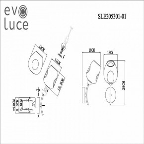 Бра EVOLUCE Besano SLE205301-01 в Добрянке - dobryanka.mebel24.online | фото 7