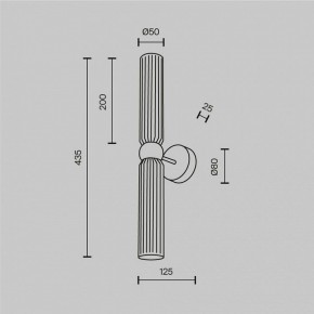 Бра Maytoni Antic MOD302WL-02GR1 в Добрянке - dobryanka.mebel24.online | фото 4