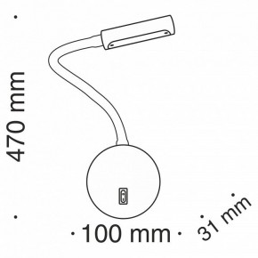 Бра Maytoni Stem C035WL-L3CH3K в Добрянке - dobryanka.mebel24.online | фото 6