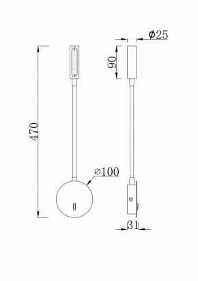 Бра Maytoni Stem C035WL-L3W3K в Добрянке - dobryanka.mebel24.online | фото 6