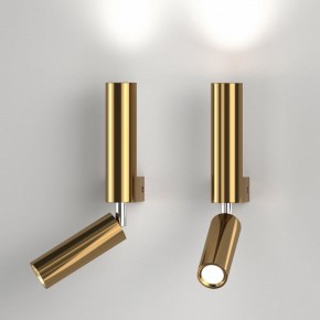 Бра с подсветкой Eurosvet Pitch 40020/1 LED латунь в Добрянке - dobryanka.mebel24.online | фото 2