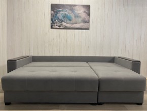 Диван угловой Комфорт-3 (НПБ+МДФ) велюр Galaxy Lite 26 в Добрянке - dobryanka.mebel24.online | фото 4