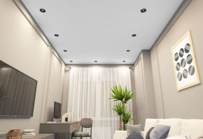 DK2120-BK Встраиваемый светильник, IP 20, 50 Вт, GU10, черный, алюминий в Добрянке - dobryanka.mebel24.online | фото 2