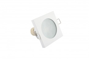 DK3014-WH Встраиваемый светильник влагозащ., IP 44, 50 Вт, GU10, белый, алюминий в Добрянке - dobryanka.mebel24.online | фото 4