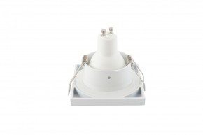 DK3014-WH Встраиваемый светильник влагозащ., IP 44, 50 Вт, GU10, белый, алюминий в Добрянке - dobryanka.mebel24.online | фото 5