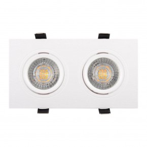 DK3022-WH Встраиваемый светильник, IP 20, 10 Вт, GU5.3, LED, белый, пластик в Добрянке - dobryanka.mebel24.online | фото 2