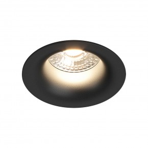 DK3024-BK Встраиваемый светильник, IP 20, 10 Вт, GU5.3, LED, черный, пластик в Добрянке - dobryanka.mebel24.online | фото 1