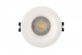 DK3024-WH Встраиваемый светильник, IP 20, 10 Вт, GU5.3, LED, белый, пластик в Добрянке - dobryanka.mebel24.online | фото 1