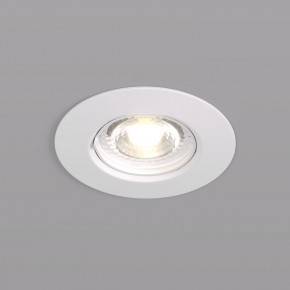 DK3028-WH Встраиваемый светильник, IP 20, 10 Вт, GU5.3, LED, белый, пластик в Добрянке - dobryanka.mebel24.online | фото 1