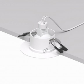 DK3028-WH Встраиваемый светильник, IP 20, 10 Вт, GU5.3, LED, белый, пластик в Добрянке - dobryanka.mebel24.online | фото 3