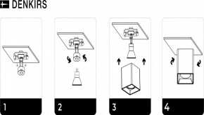 DK3030-WH Светильник накладной IP 20, 10 Вт, GU5.3, LED, белый, пластик в Добрянке - dobryanka.mebel24.online | фото 8