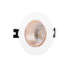 DK3061-WBR Встраиваемый светильник, IP 20, 10 Вт, GU5.3, LED, белый/бронзовый, пластик в Добрянке - dobryanka.mebel24.online | фото 1