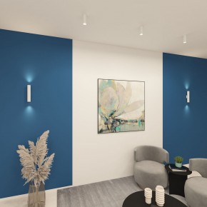 DK5022-WH Настенный светильник, IP20, до 15 Вт, LED, 2xGU10, белый, алюминий в Добрянке - dobryanka.mebel24.online | фото 4