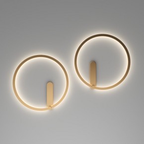 DK5035-SG Бра ROUND со светодиодом, IP20, 24W, 3000/4000/6500K, матовое золото, алюминий в Добрянке - dobryanka.mebel24.online | фото 7