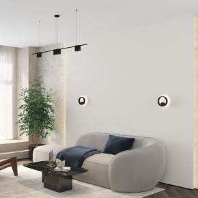 DK5060-BK Бра ORBIT, IP20, 3000К, LED, 10 Вт, черный матовый, алюминий в Добрянке - dobryanka.mebel24.online | фото 6