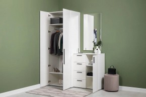 ЭЙР прихожая (модульная) Белый Шагрень в Добрянке - dobryanka.mebel24.online | фото 24