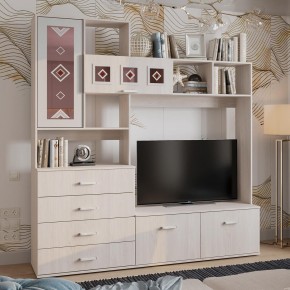 Гостиная Белла (модульная) ясень белый в Добрянке - dobryanka.mebel24.online | фото 15