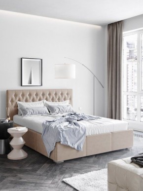Интерьерная Кровать Октавия Бежевый 1400x2000 в Добрянке - dobryanka.mebel24.online | фото