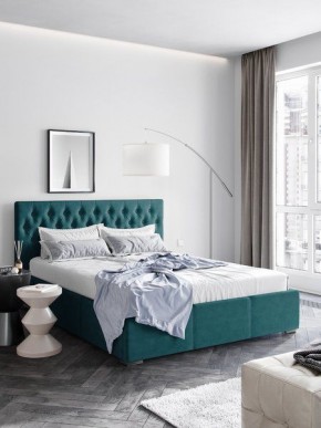 Интерьерная Кровать Октавия Бирюзовый 1400x2000 в Добрянке - dobryanka.mebel24.online | фото 1