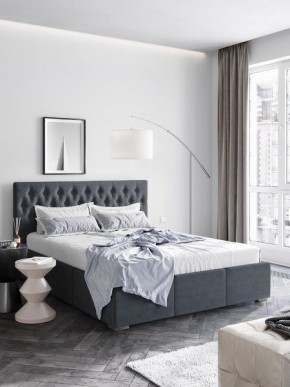 Интерьерная Кровать Октавия Серый 1400x2000 в Добрянке - dobryanka.mebel24.online | фото