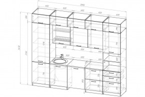 ЖАСМИН Кухонный гарнитур Экстра 5 (3000 мм) в Добрянке - dobryanka.mebel24.online | фото 2