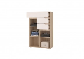 Комод АНТАЛИЯ (Сонома/Белый софт) в Добрянке - dobryanka.mebel24.online | фото 2