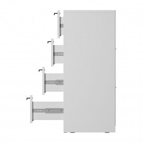 Комод Айрон КМ-02 (белый) в Добрянке - dobryanka.mebel24.online | фото 7