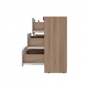 Комод Эмилия КМ-04 (Дуб смоки/Айриш (MF03)) в Добрянке - dobryanka.mebel24.online | фото 3