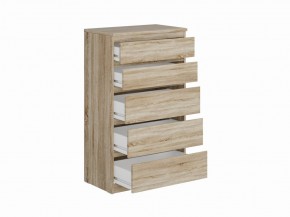 Комод КАСТОР с пятью ящиками, цвет Дуб Сонома в Добрянке - dobryanka.mebel24.online | фото 2