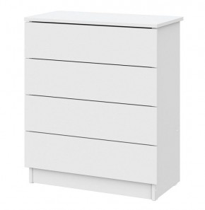 Комод КМ 1 (Серия 2) Белый текстурный в Добрянке - dobryanka.mebel24.online | фото 3